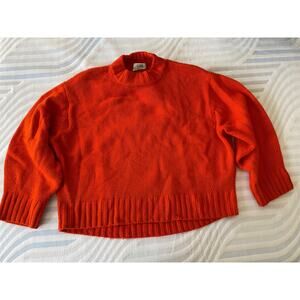 COS CHUNKY PURE CASHMERE CREW-NECK SWEATER